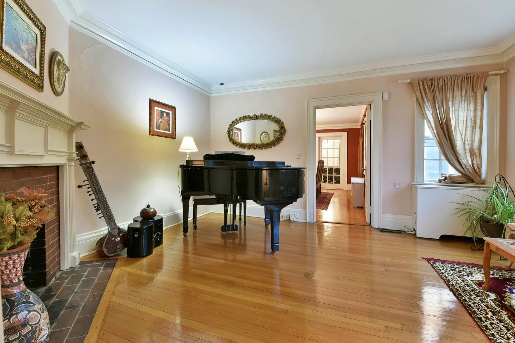 16 grandview terrace tenafly nj 07670 rental relaxing room with piano and indian ethnic instrument 683p