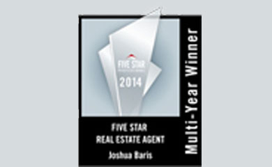 3 Year Winner FIVESTAR® Real Estate Agent Award- NJ Monthly Magazine – Top NJ Real Estate Agents