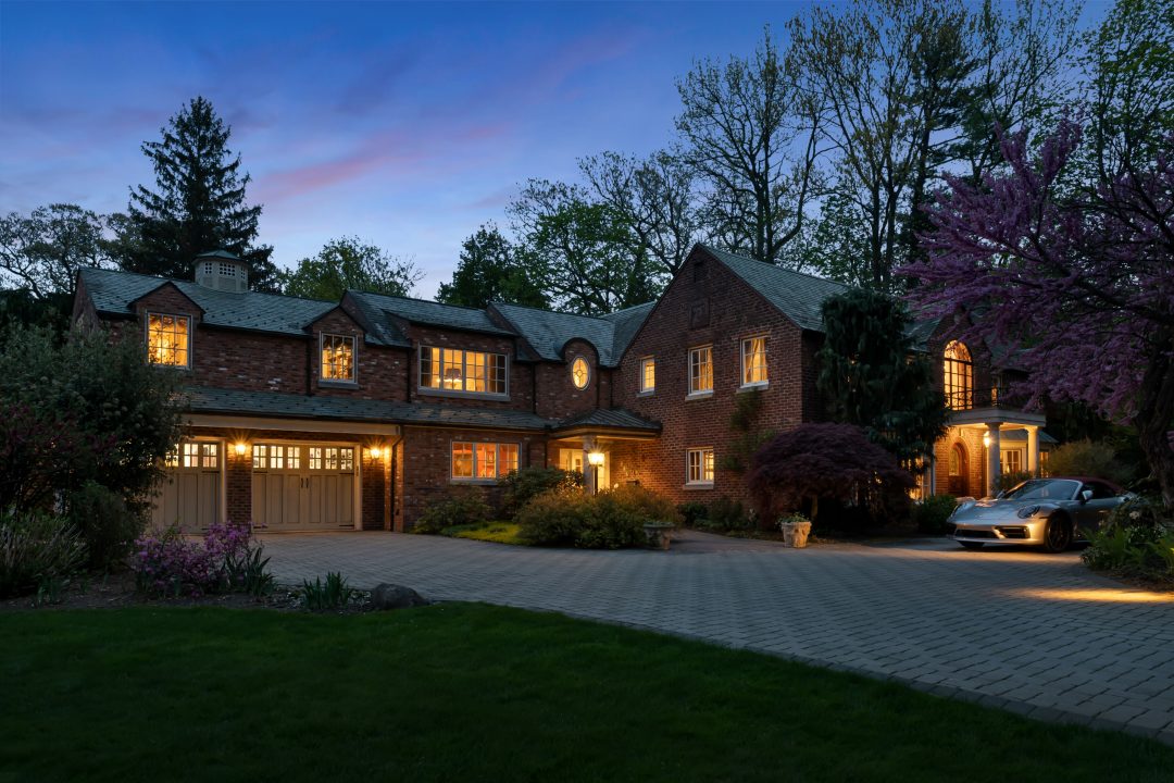 Bungalow in night view