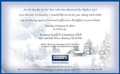 2010 Rookie of the Year – Coldwell Banker Residential Brokerage – Fort Lee, NJ Office