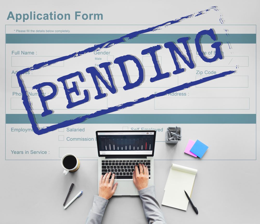 pending application form