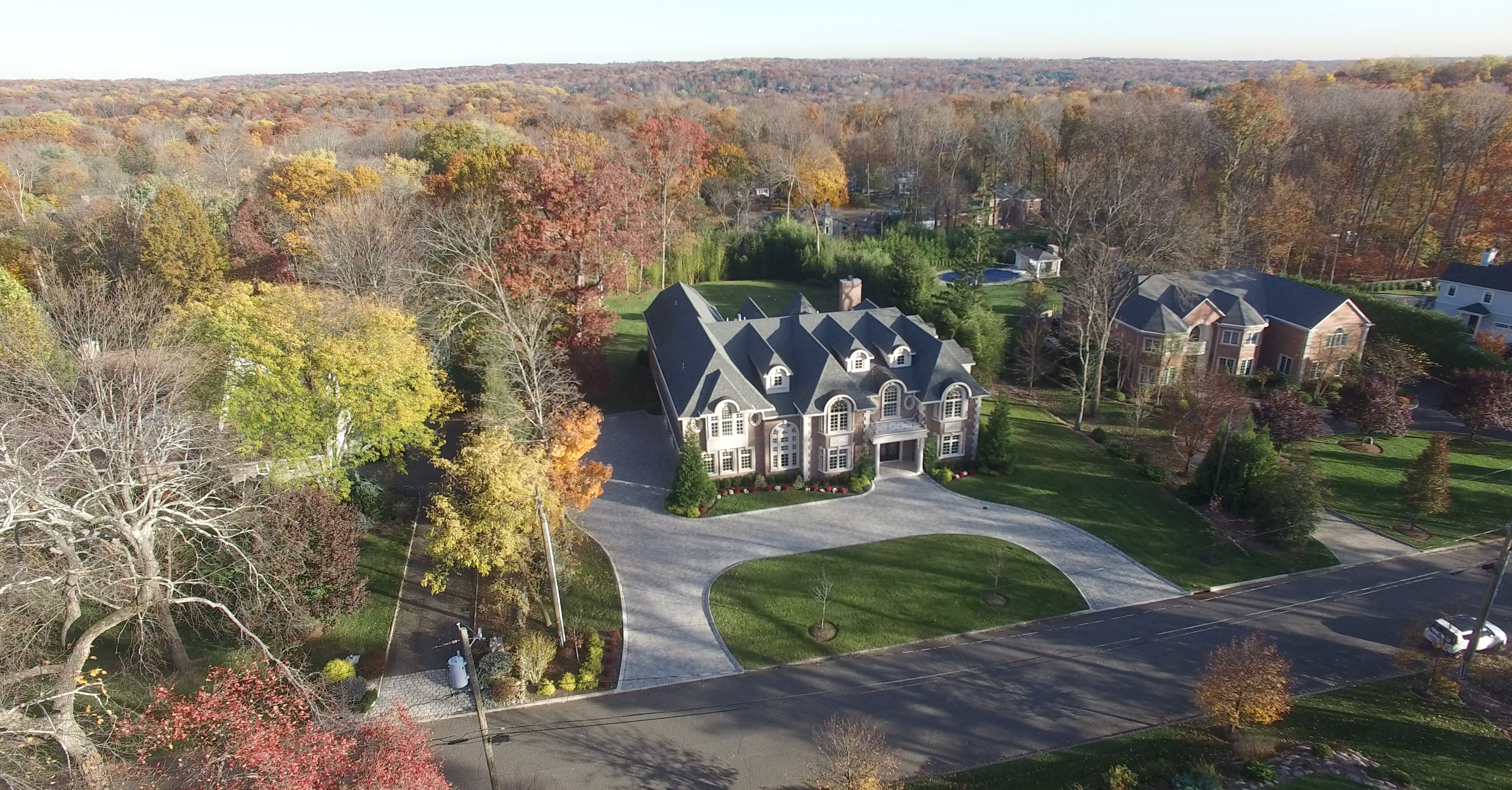 18 glen carl rd upper saddle river nj 07458 drone view