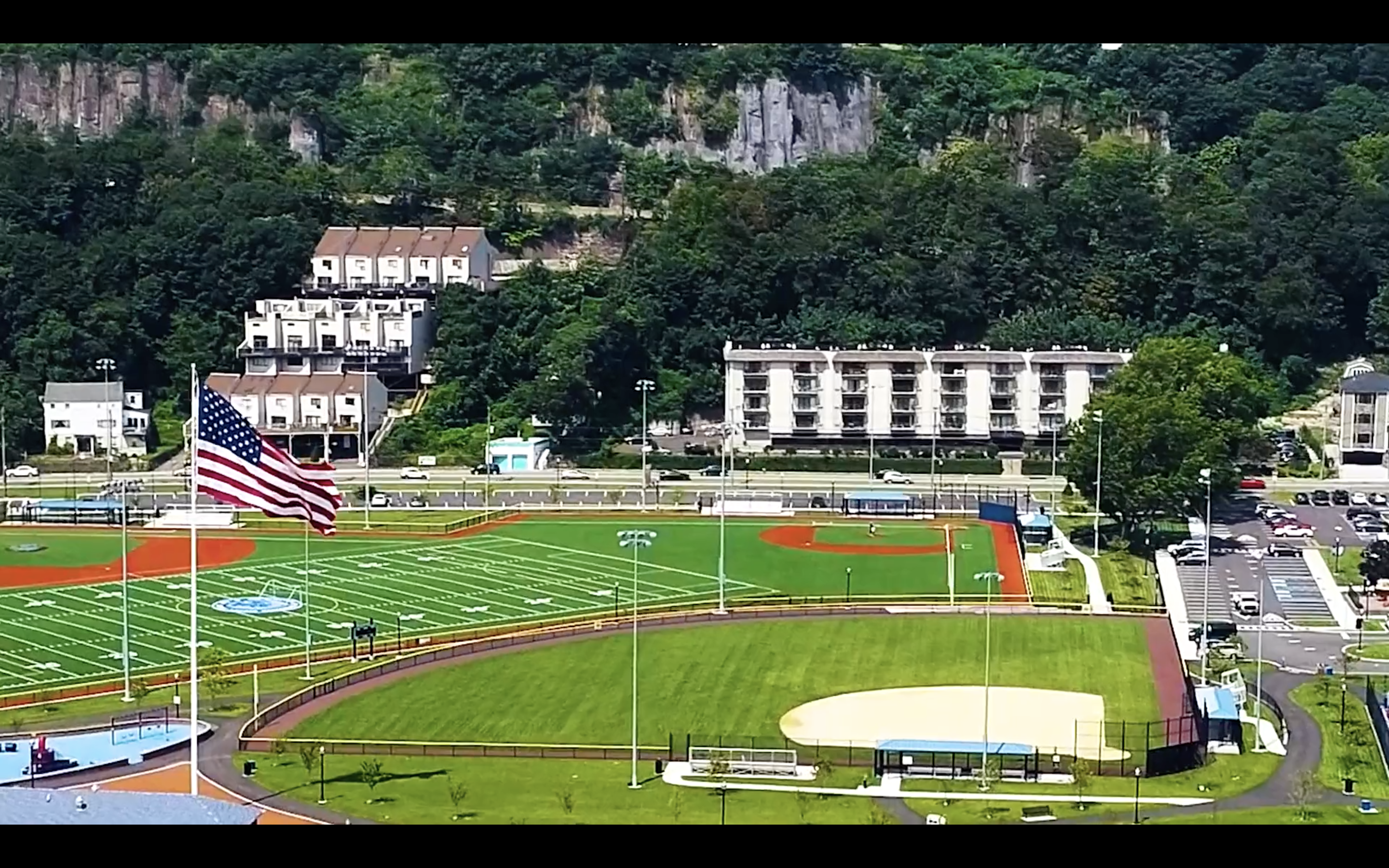 state highway edgewater nj 07020 land football field